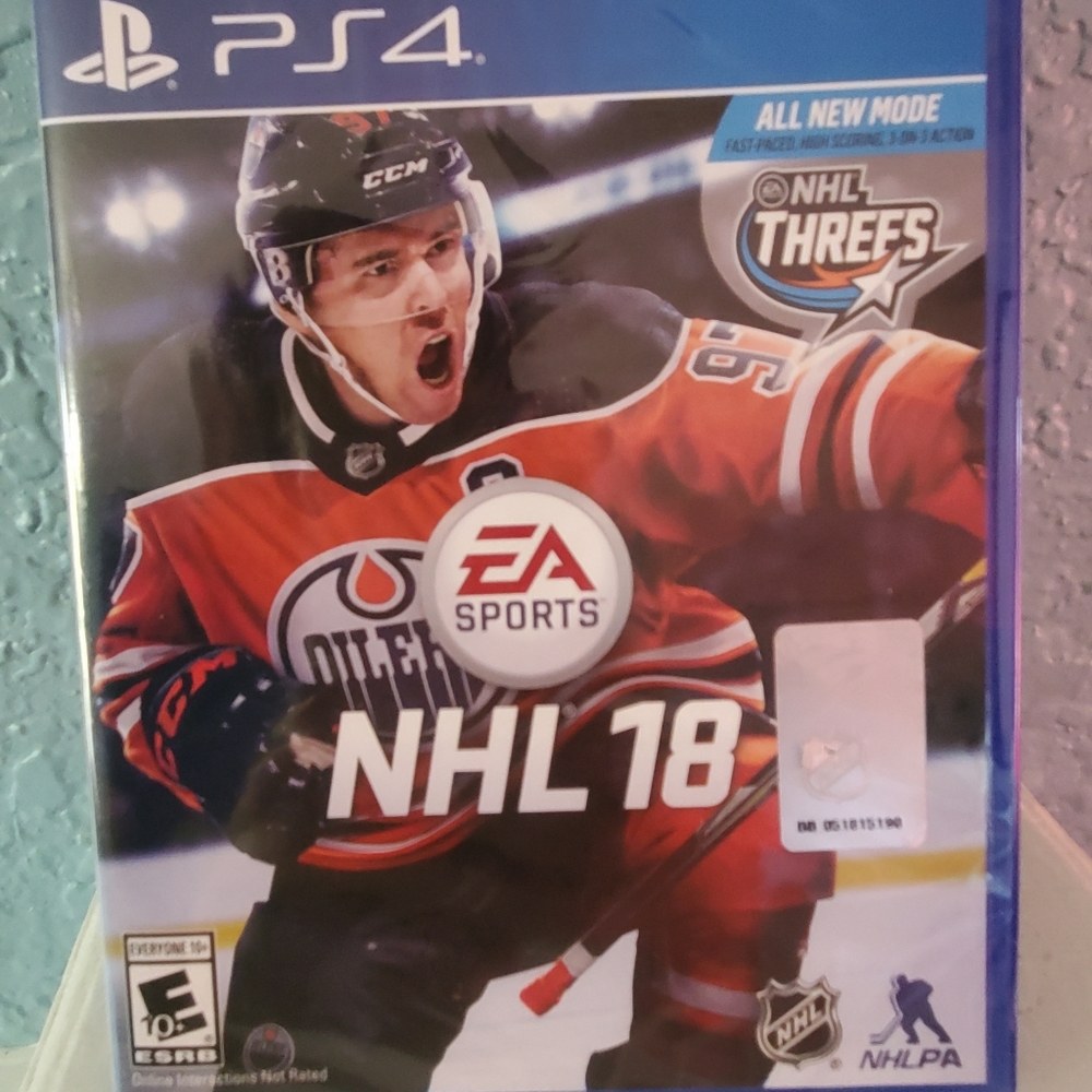 NHL 18 For Playstation 4 PS4 Video Game NEW